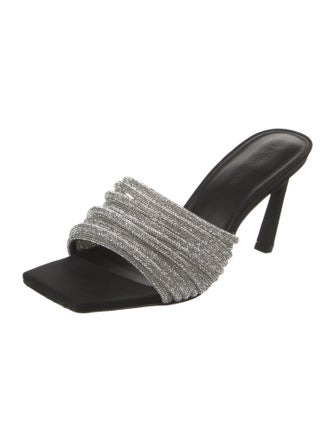 Jonathan Simkhai Crystal Crystal Embellishments Slides