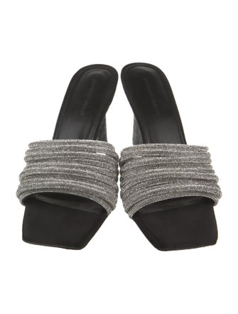 Jonathan Simkhai Crystal Crystal Embellishments Slides