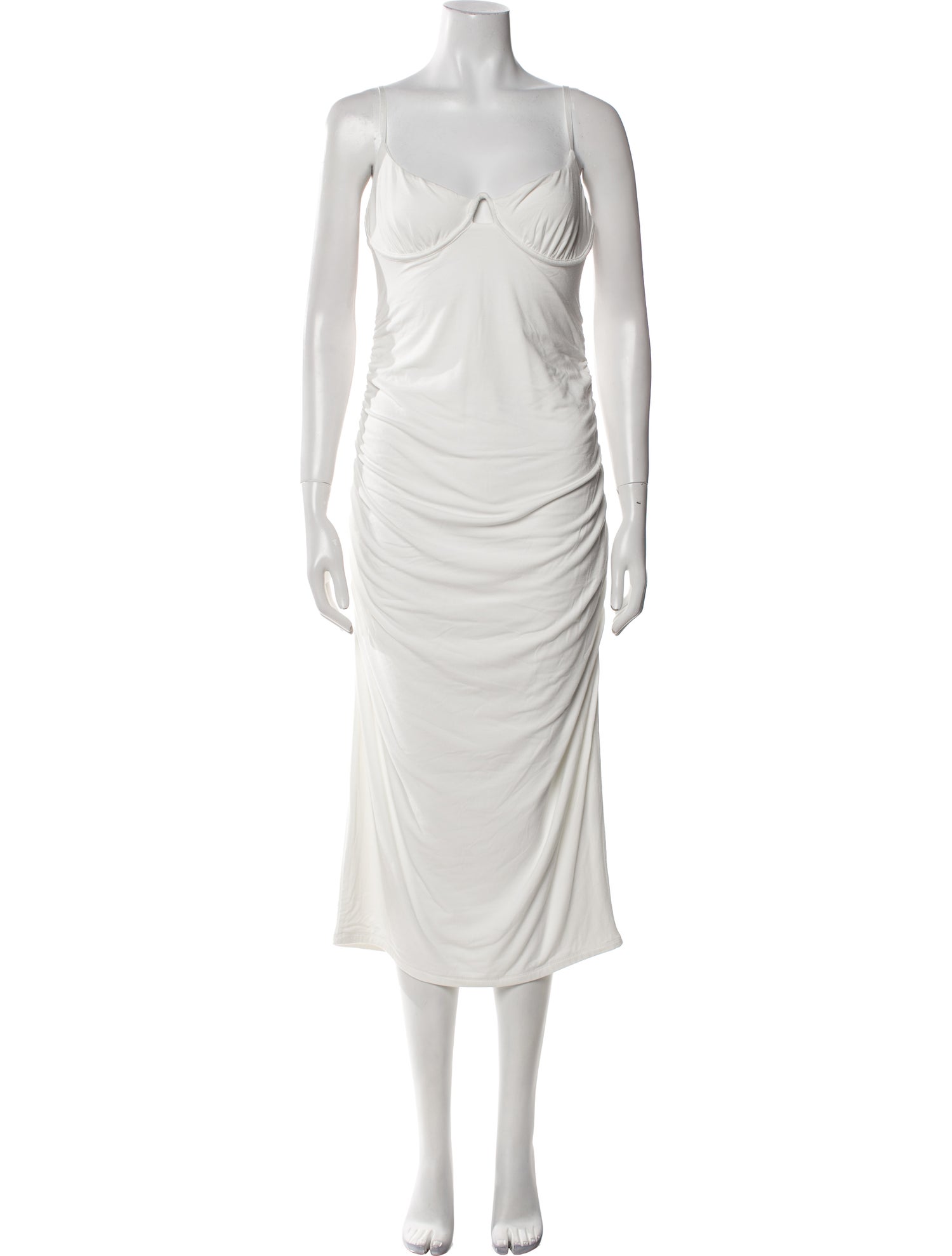 Jonathan Simkhai Cowl Neck Midi Length Dress