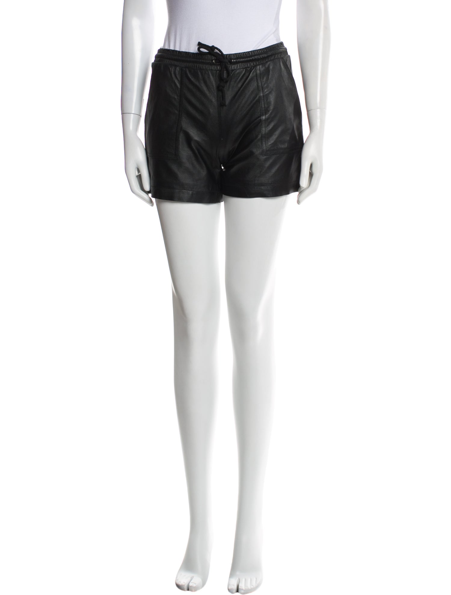 Jonathan Simkhai Leather Mini Shorts