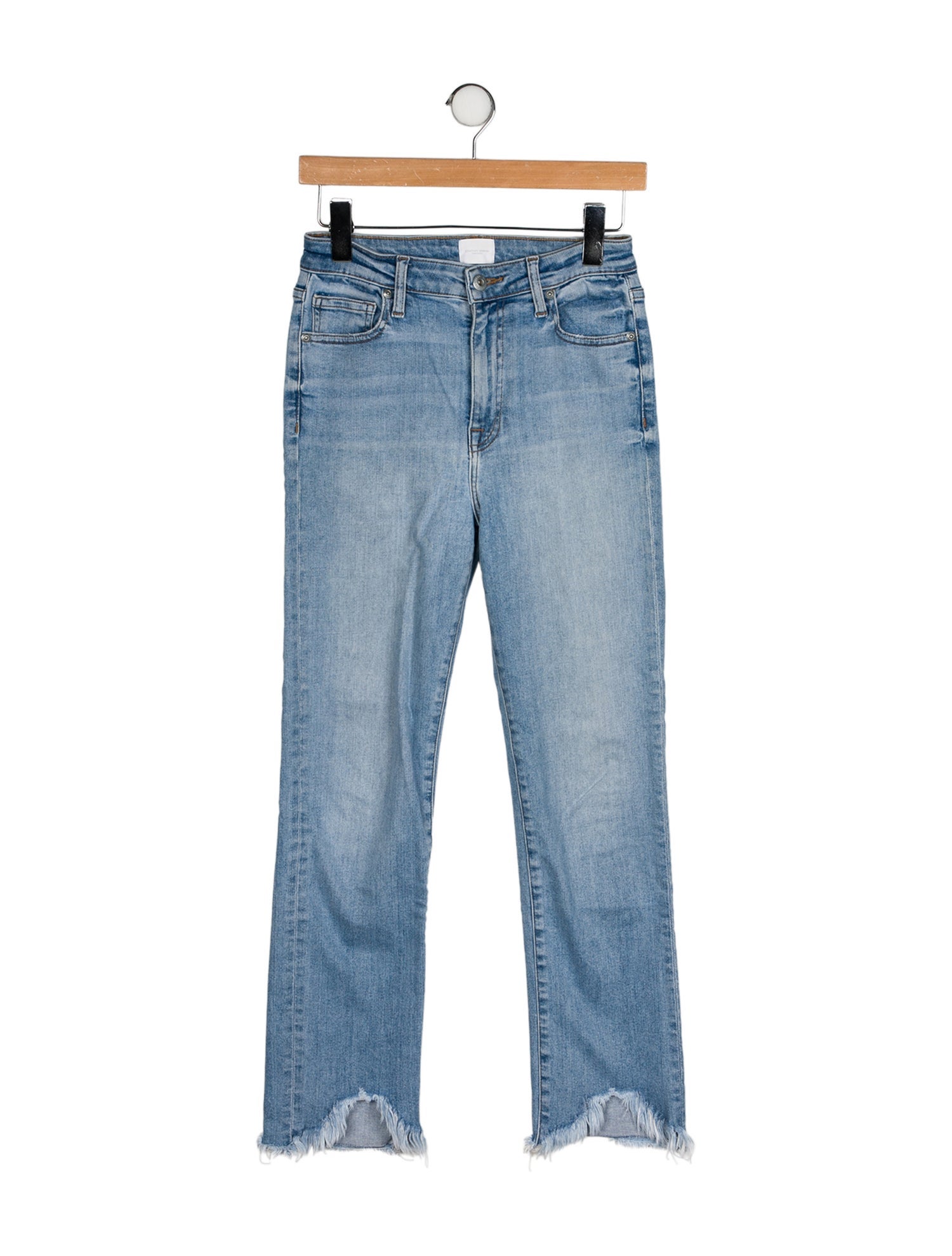 Jonathan Simkhai Mid-Rise Straight Leg Jeans