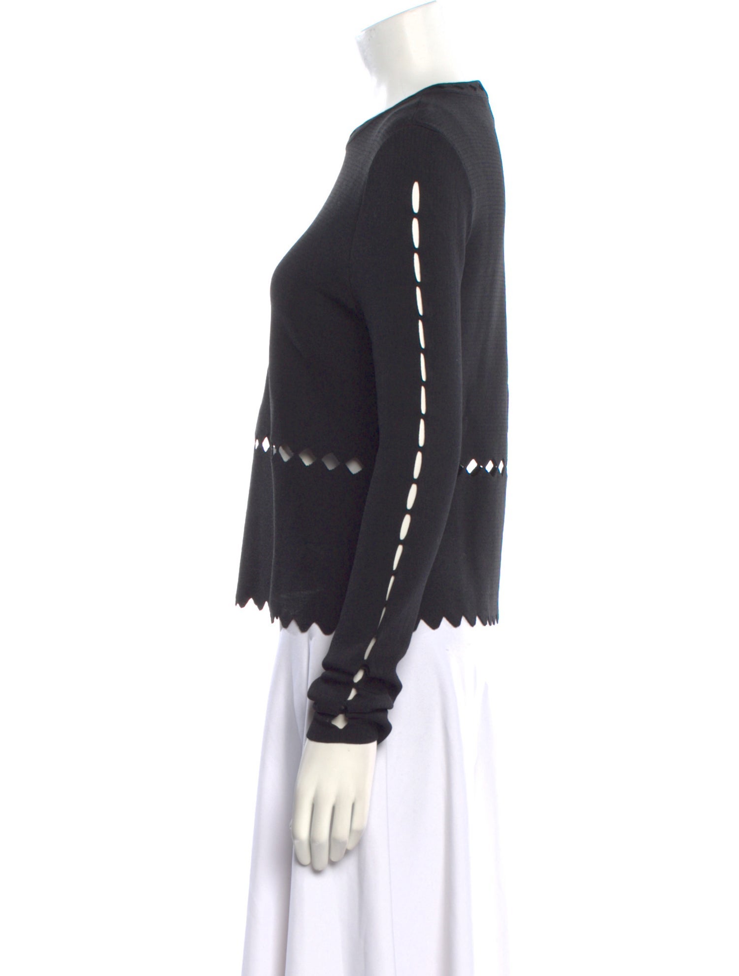 Jonathan Simkhai Crew Neck Long Sleeve Sweatshirt