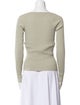 Jonathan Simkhai Square Neckline Long Sleeve Top