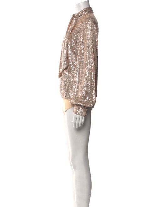 Jonathan Simkhai Tie Neck Long Sleeve Bodysuit