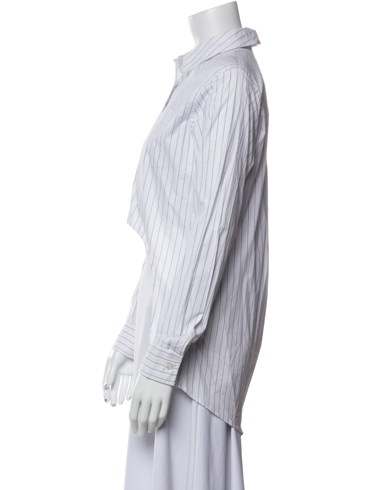 Jonathan Simkhai Striped Long Sleeve Crop Top