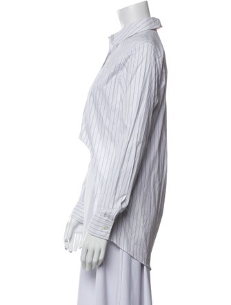 Jonathan Simkhai Striped Long Sleeve Crop Top