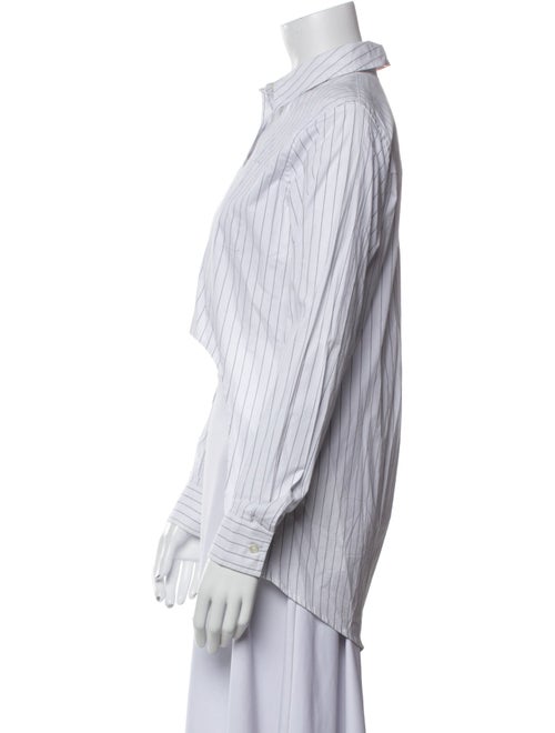 Jonathan Simkhai Striped Long Sleeve Crop Top