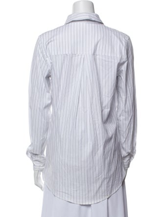 Jonathan Simkhai Striped Long Sleeve Crop Top