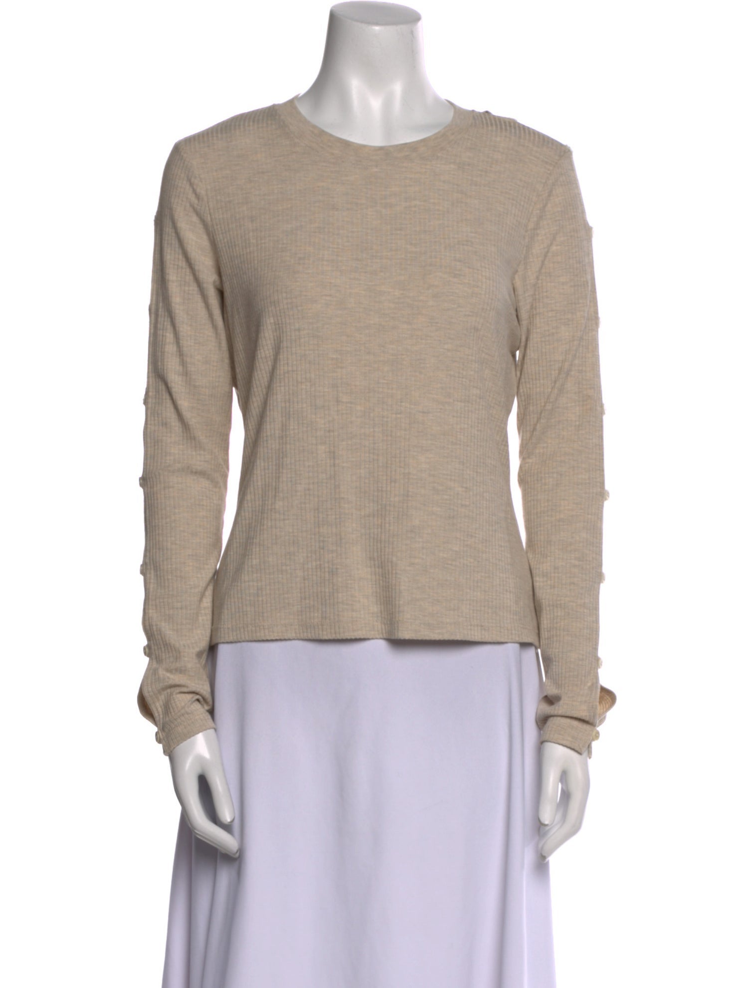 Jonathan Simkhai Scoop Neck Long Sleeve Sweatshirt w/ Tags