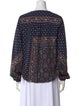 Jonathan Simkhai Printed V-Neck Blouse