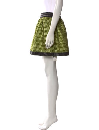 Jonathan Simkhai Plaid Print Mini Skirt