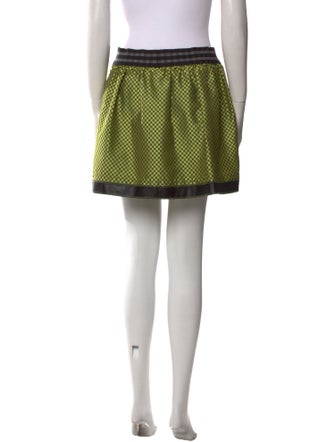 Jonathan Simkhai Plaid Print Mini Skirt