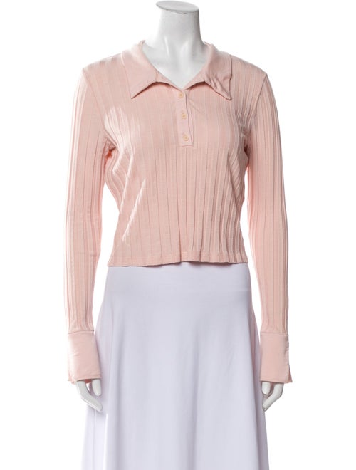 Jonathan Simkhai Long Sleeve Crop Top