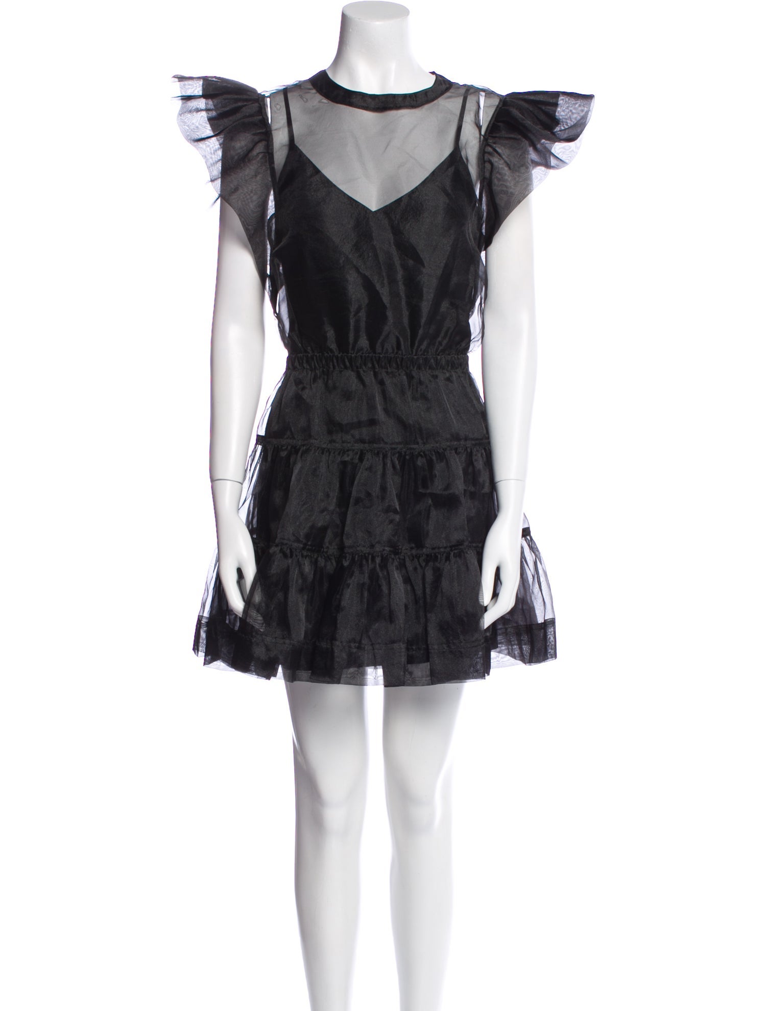 Jonathan Simkhai Crew Neck Mini Dress