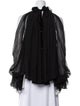 Jonathan Simkhai Silk Mock Neck Blouse