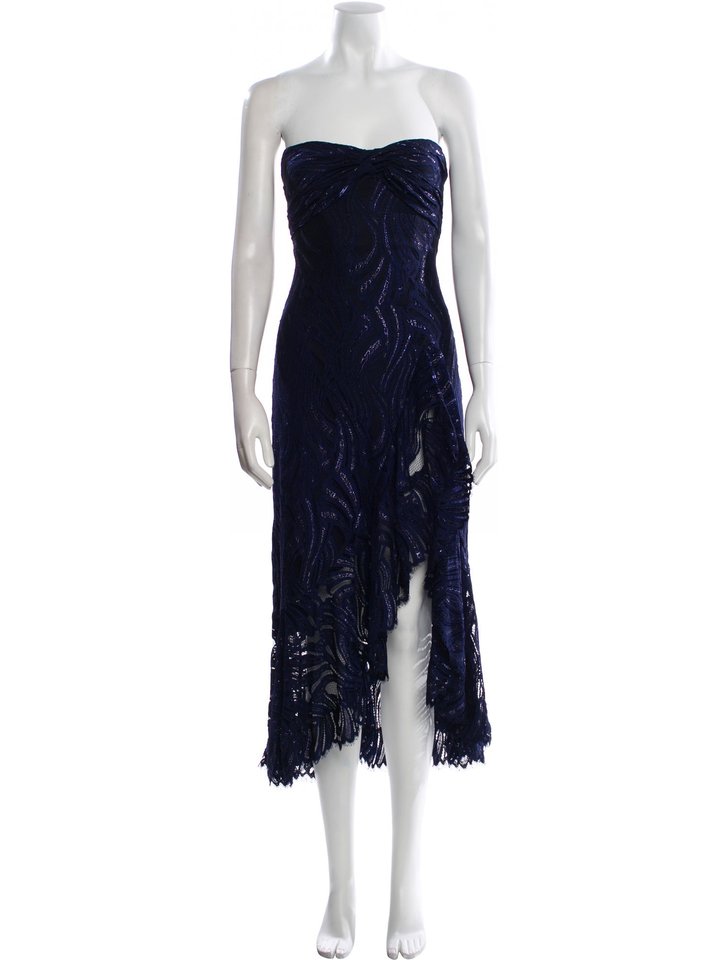 Jonathan Simkhai Strapless Midi Length Dress