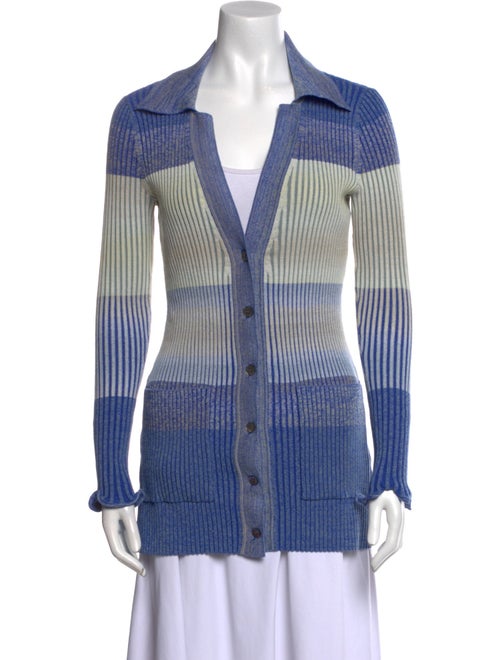 Jonathan Simkhai Striped V-Neck Sweater
