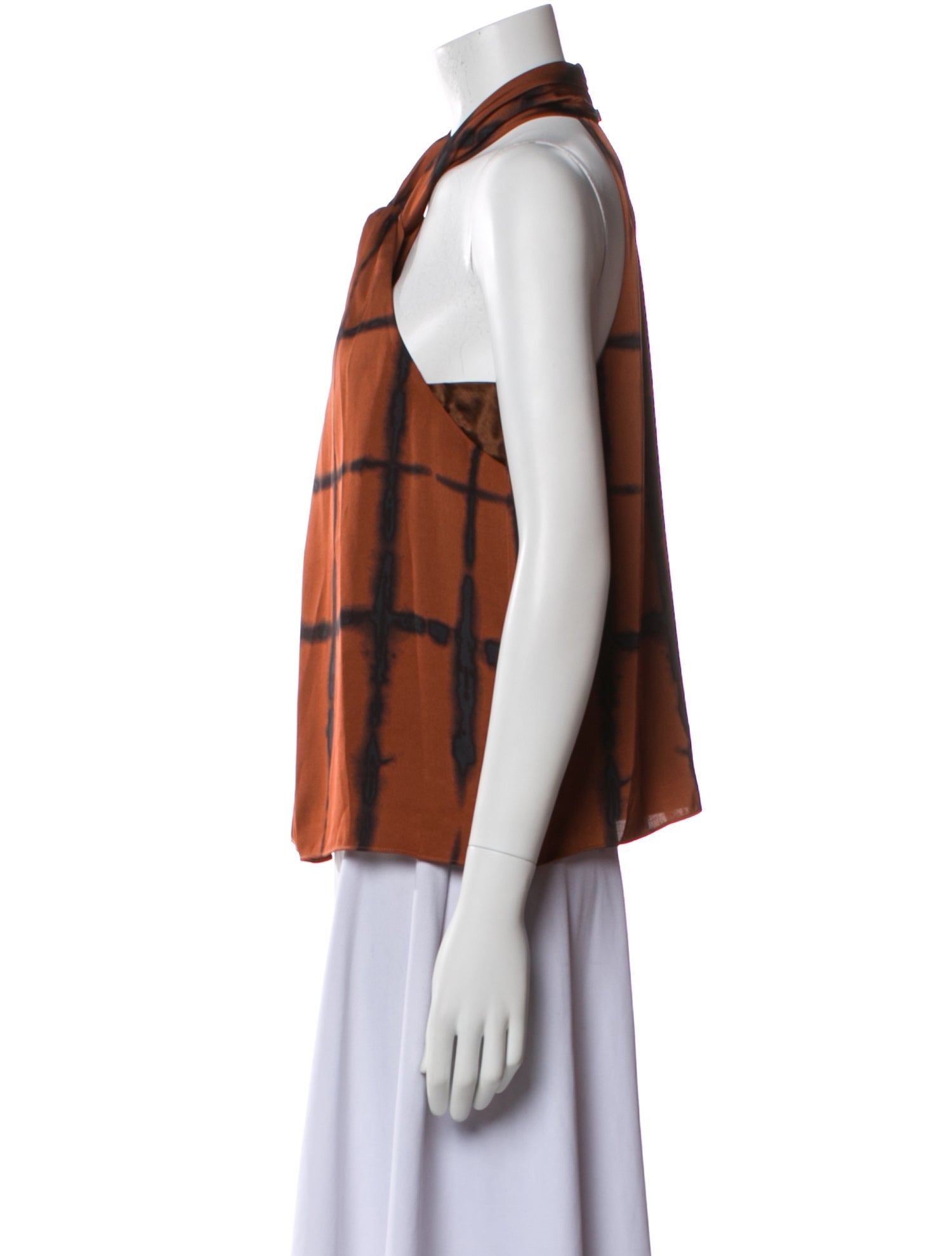 Jonathan Simkhai Printed Halterneck Blouse