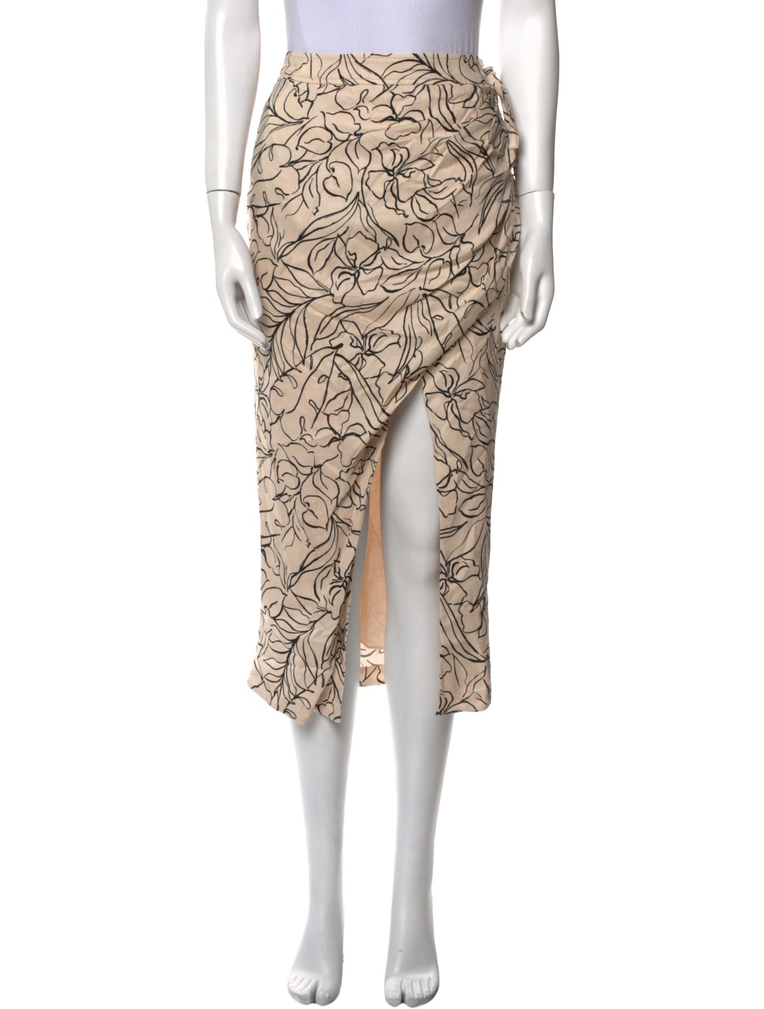 Jonathan Simkhai Printed Midi Length Skirt