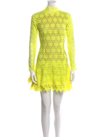 Jonathan Simkhai Mock Neck Mini Dress