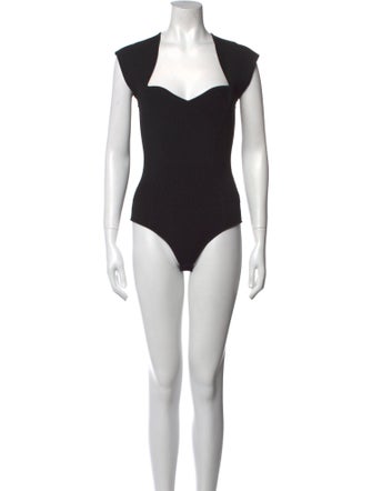 Jonathan Simkhai V-Neck Sleeveless Bodysuit