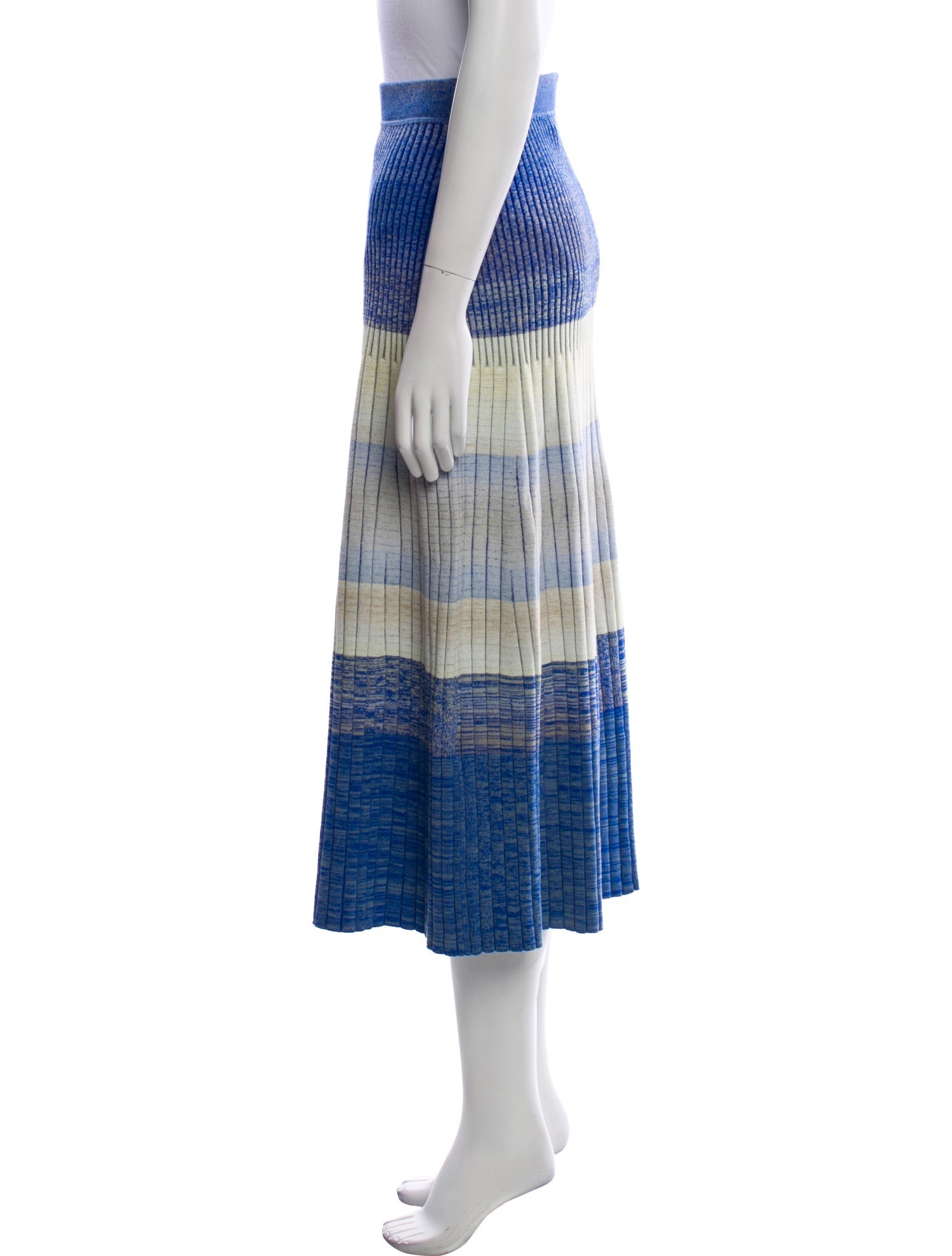 Jonathan Simkhai Striped Midi Length Skirt