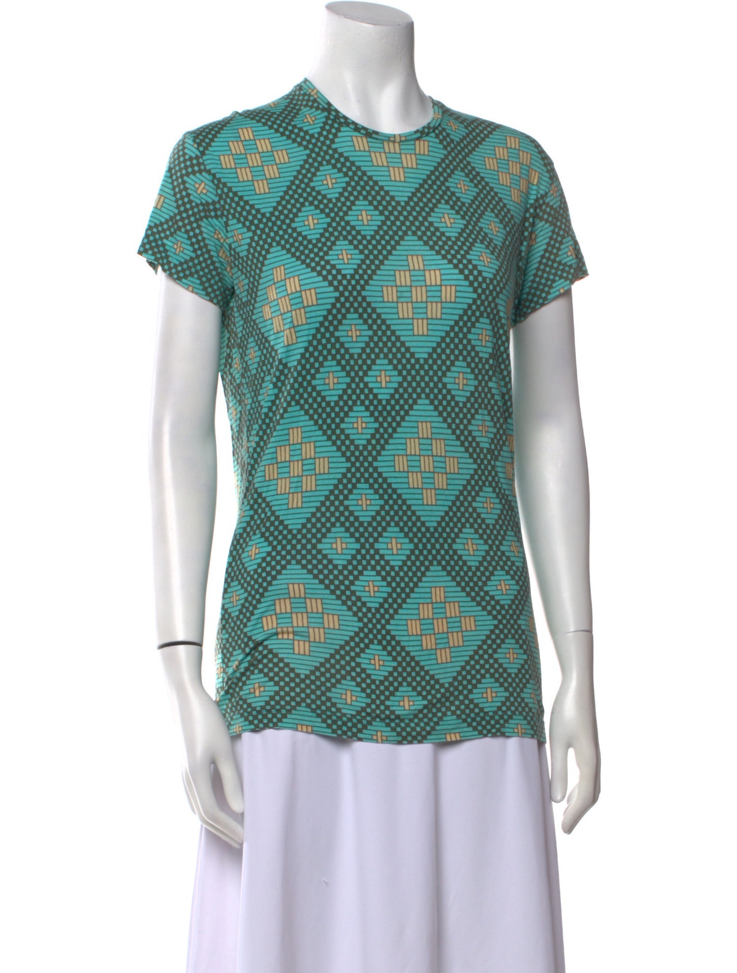 Jonathan Simkhai Printed Crew Neck T-Shirt