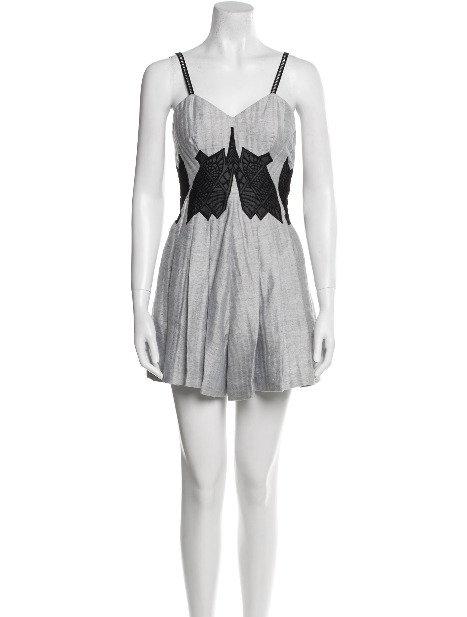 Jonathan Simkhai Linen V-Neck Romper