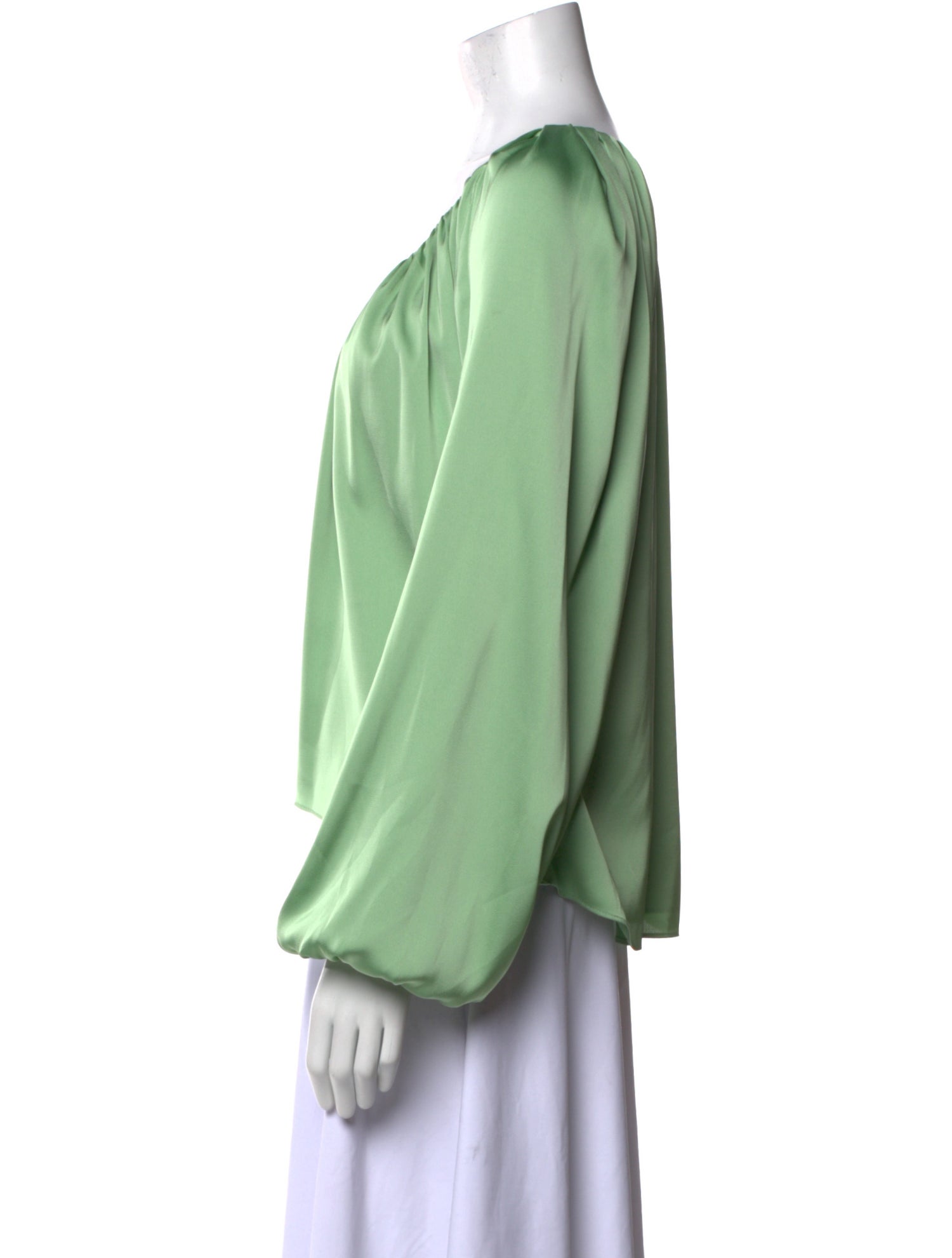 Jonathan Simkhai Scoop Neck Long Sleeve Blouse w/ Tags