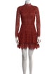 Jonathan Simkhai Lace Pattern Mini Dress