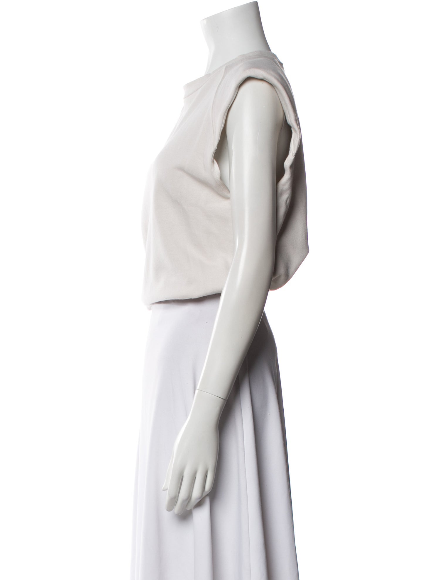 Jonathan Simkhai Scoop Neck Short Sleeve Crop Top