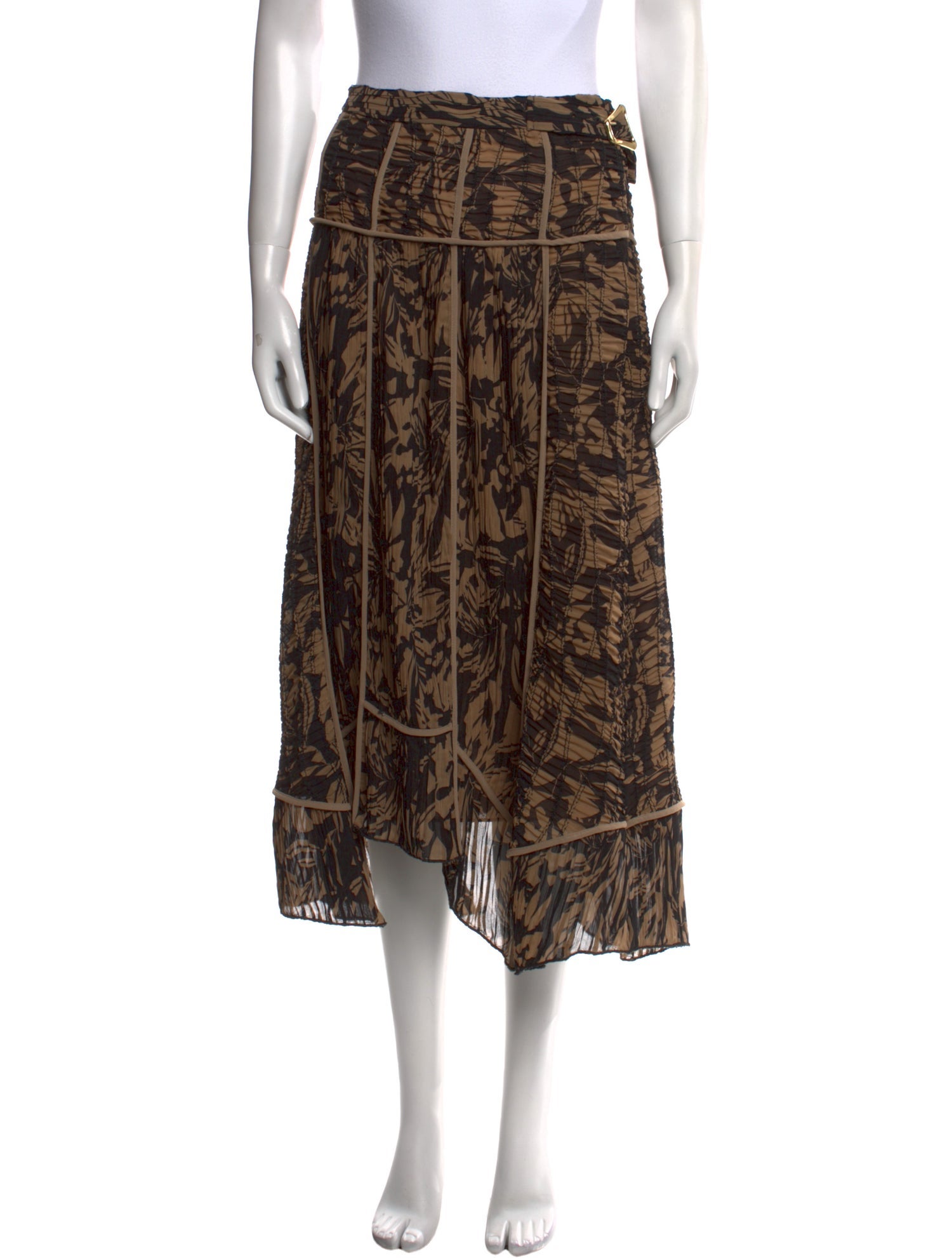 Jonathan Simkhai Printed Knee-Length Skirt