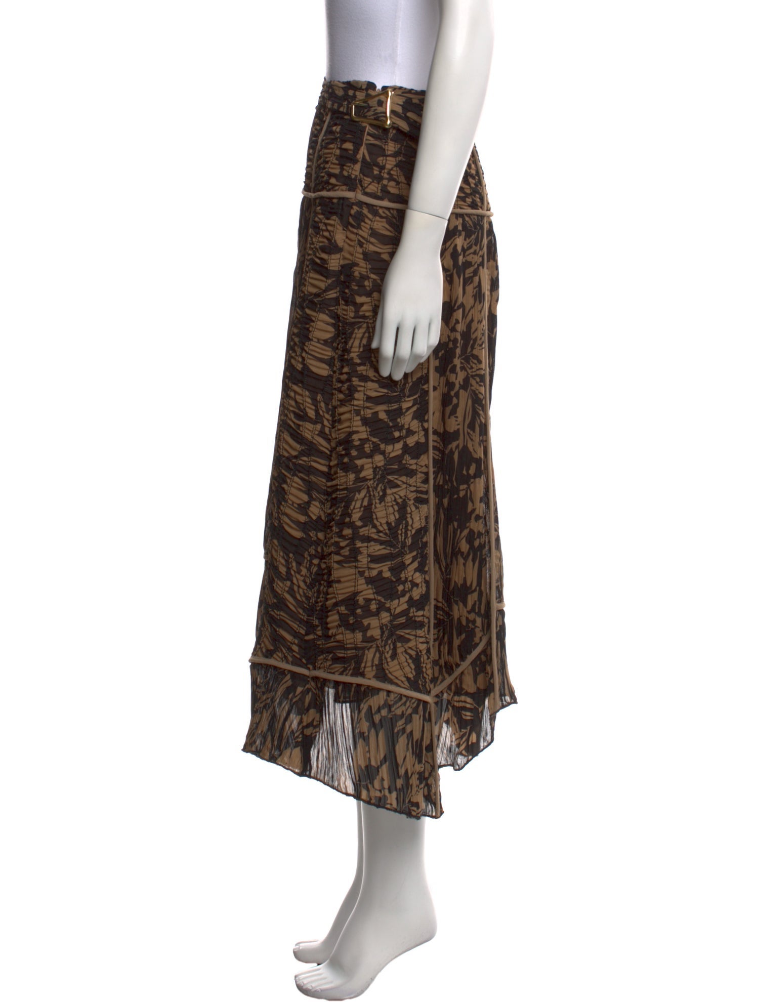 Jonathan Simkhai Printed Knee-Length Skirt