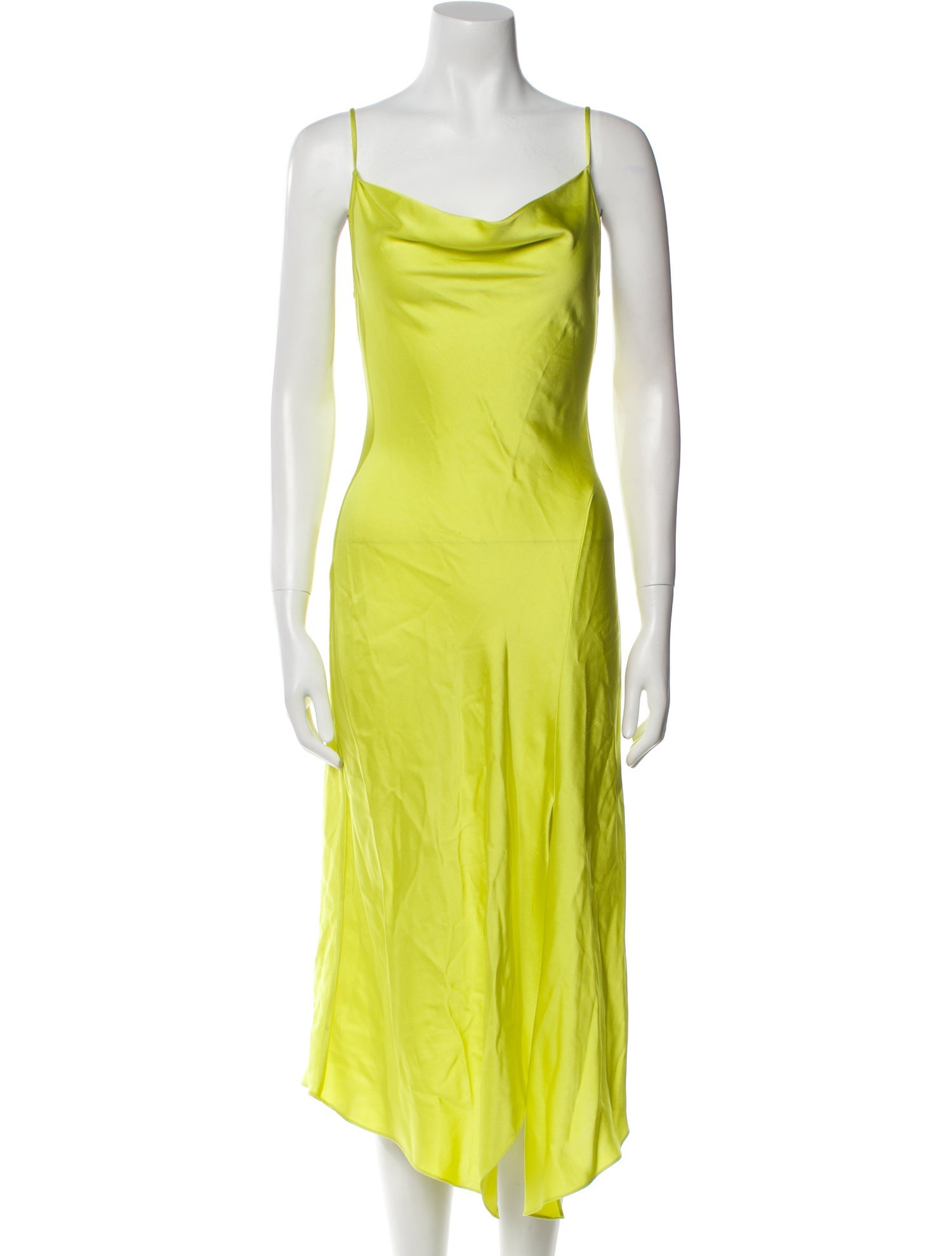 Jonathan Simkhai Cowl Neck Midi Length Dress