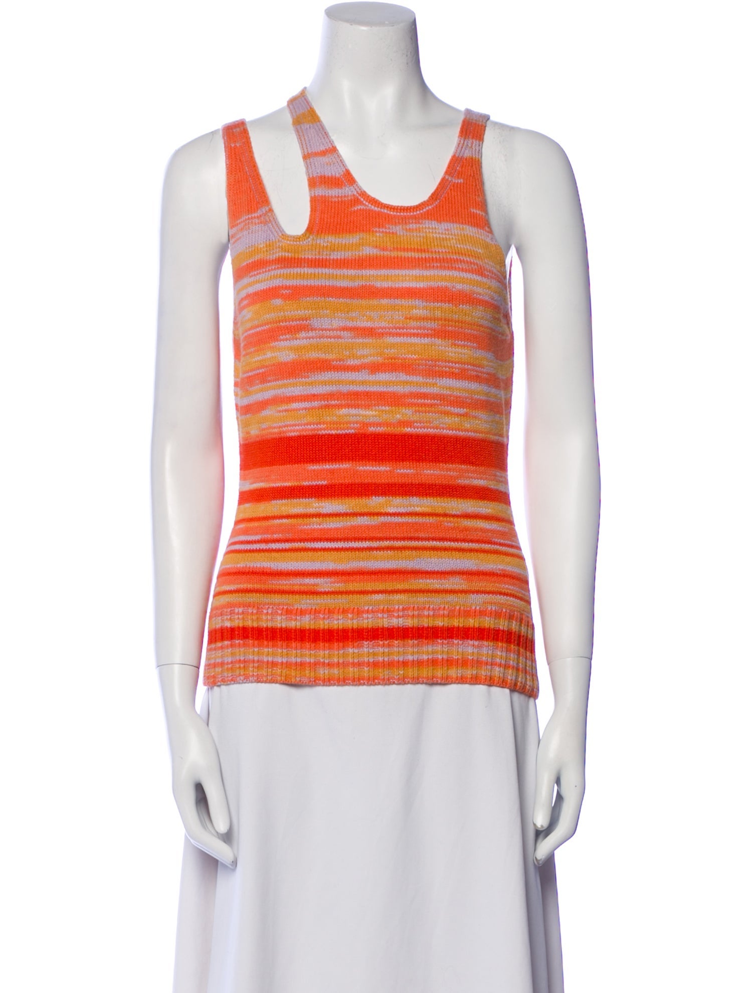 Jonathan Simkhai Striped Scoop Neck Top