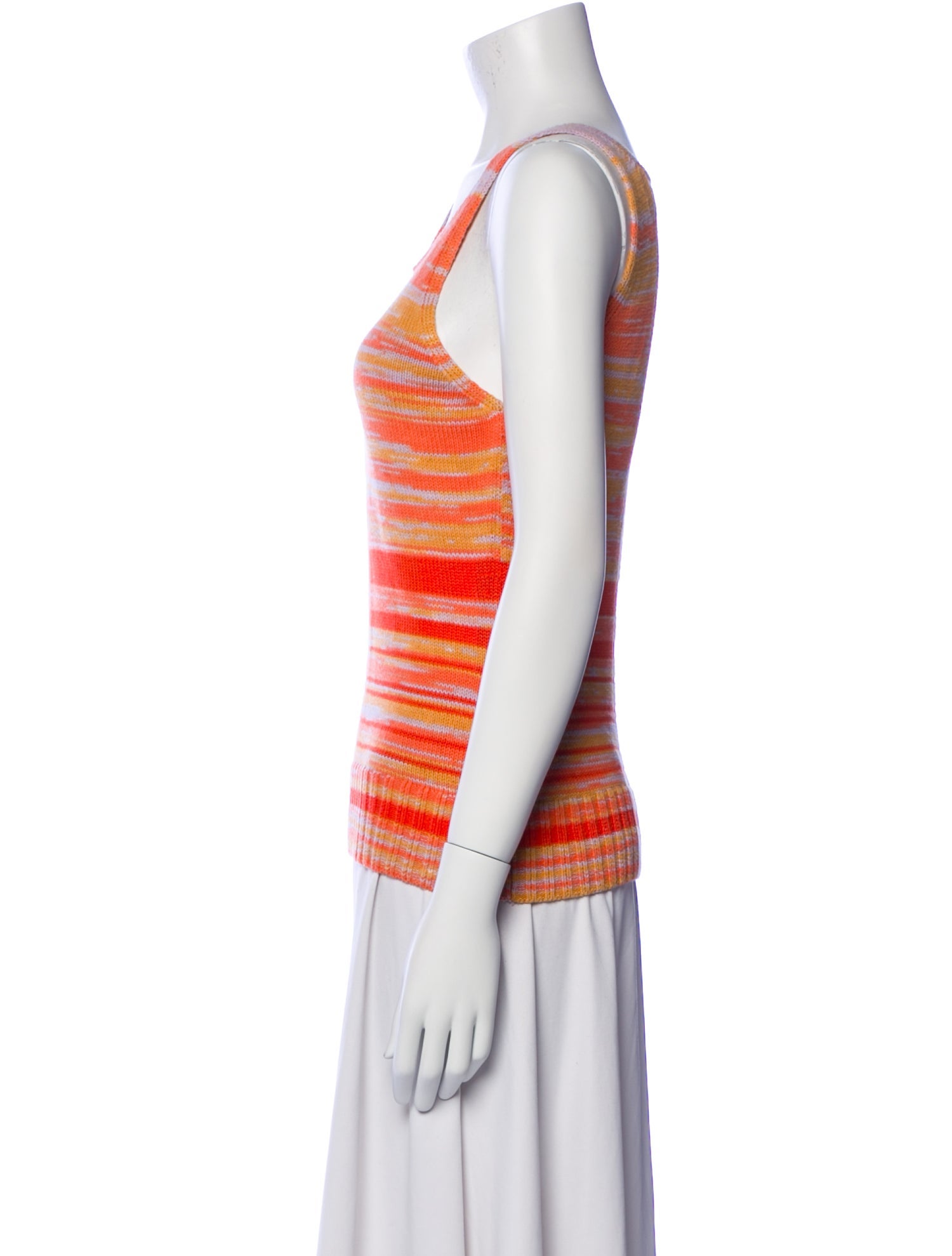 Jonathan Simkhai Striped Scoop Neck Top