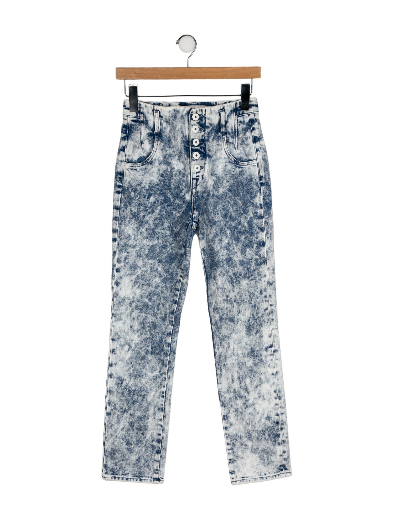 Jonathan Simkhai High-Rise Straight Leg Jeans