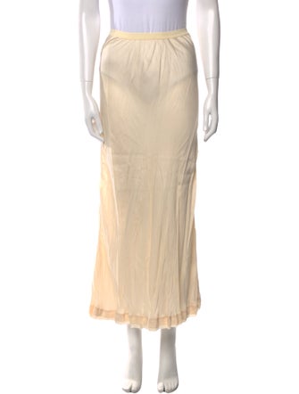 Jonathan Simkhai Raw-Edge Trim Midi Length Skirt