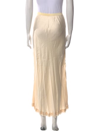 Jonathan Simkhai Raw-Edge Trim Midi Length Skirt