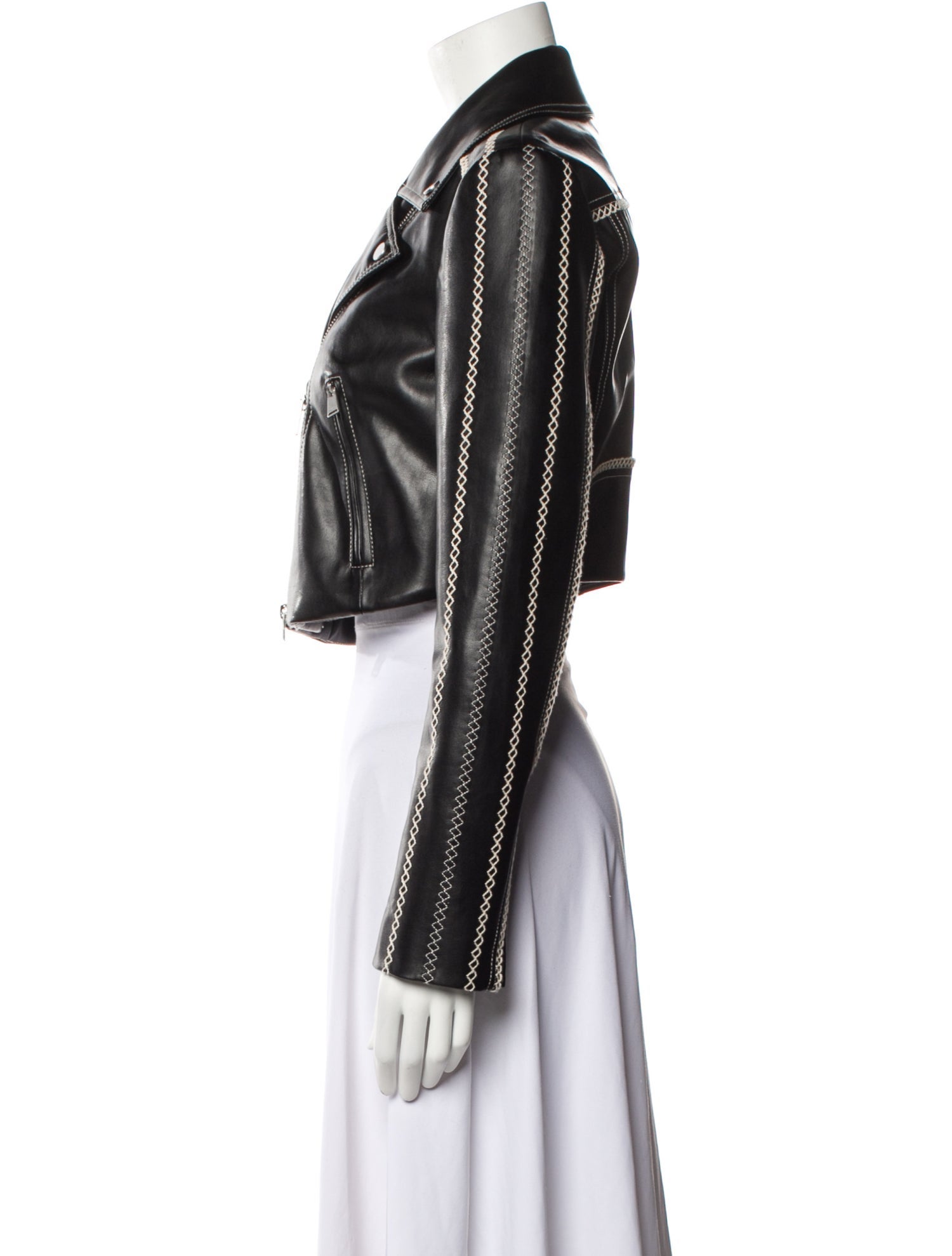 Jonathan Simkhai Leather Biker Jacket