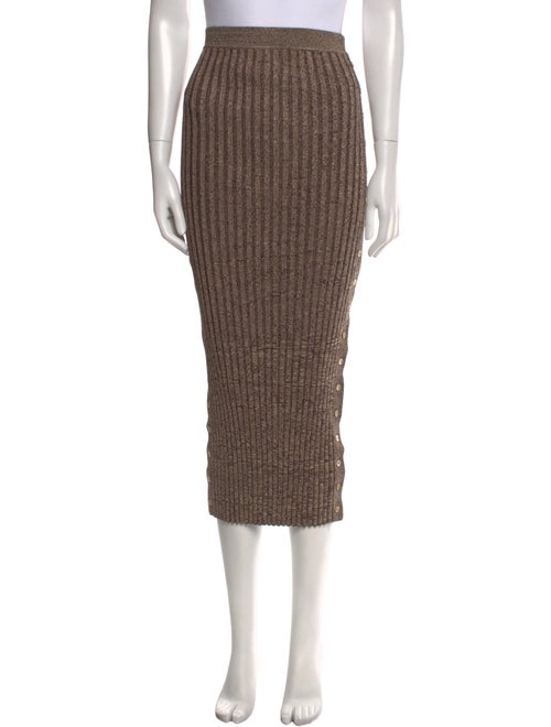 Jonathan Simkhai Striped Midi Length Skirt