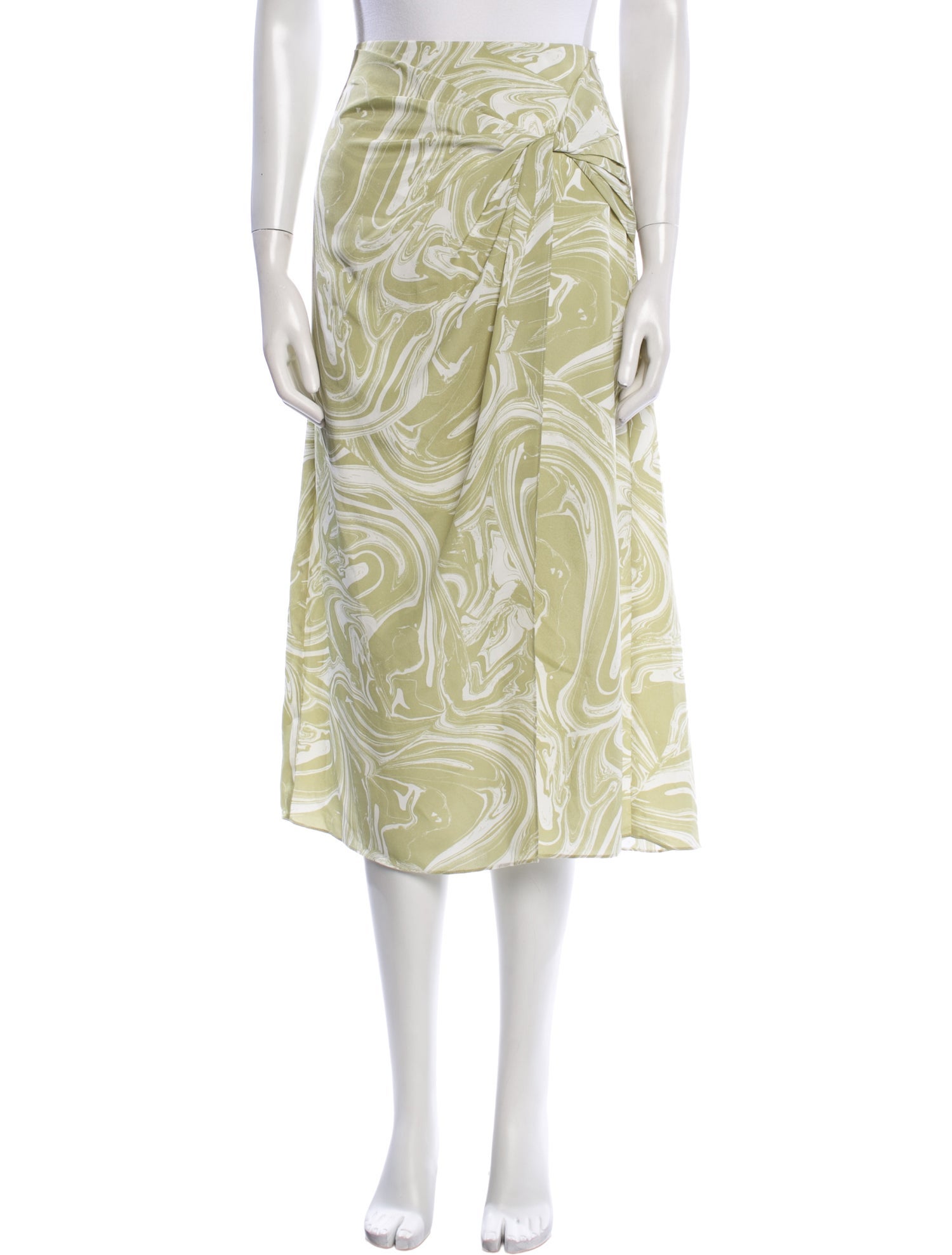 Jonathan Simkhai Printed Midi Length Skirt