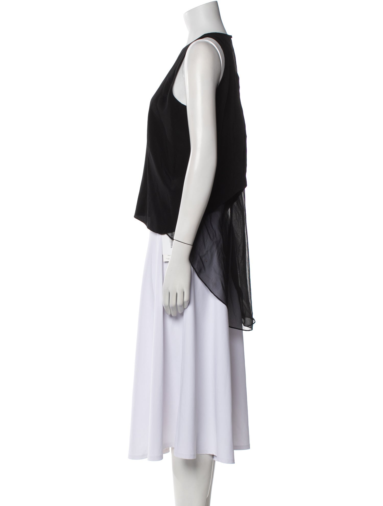 Jonathan Simkhai Silk Crew Neck Top