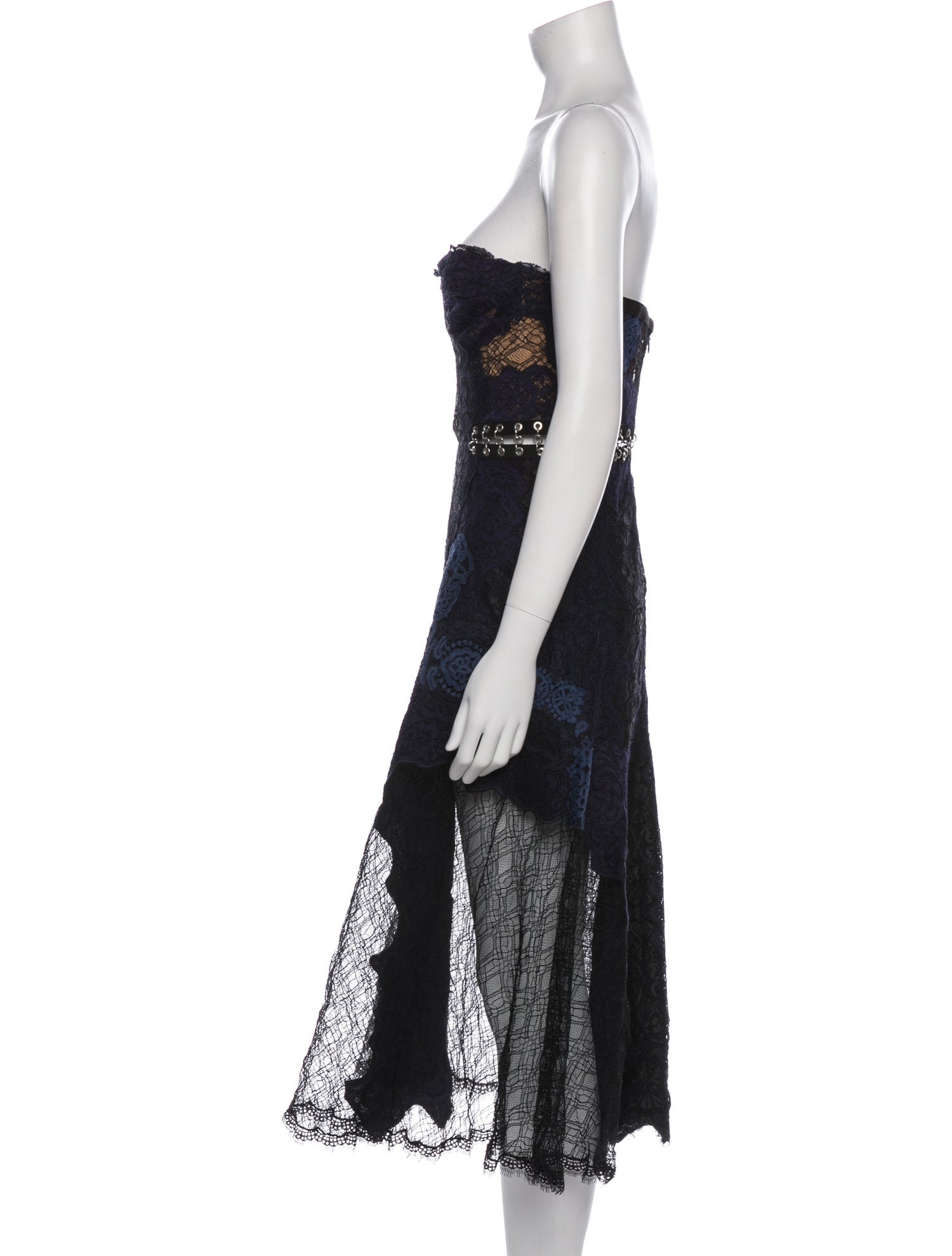 Jonathan Simkhai Lace Pattern Knee-Length Dress