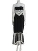 Jonathan Simkhai Window Pane Midi Length Dress
