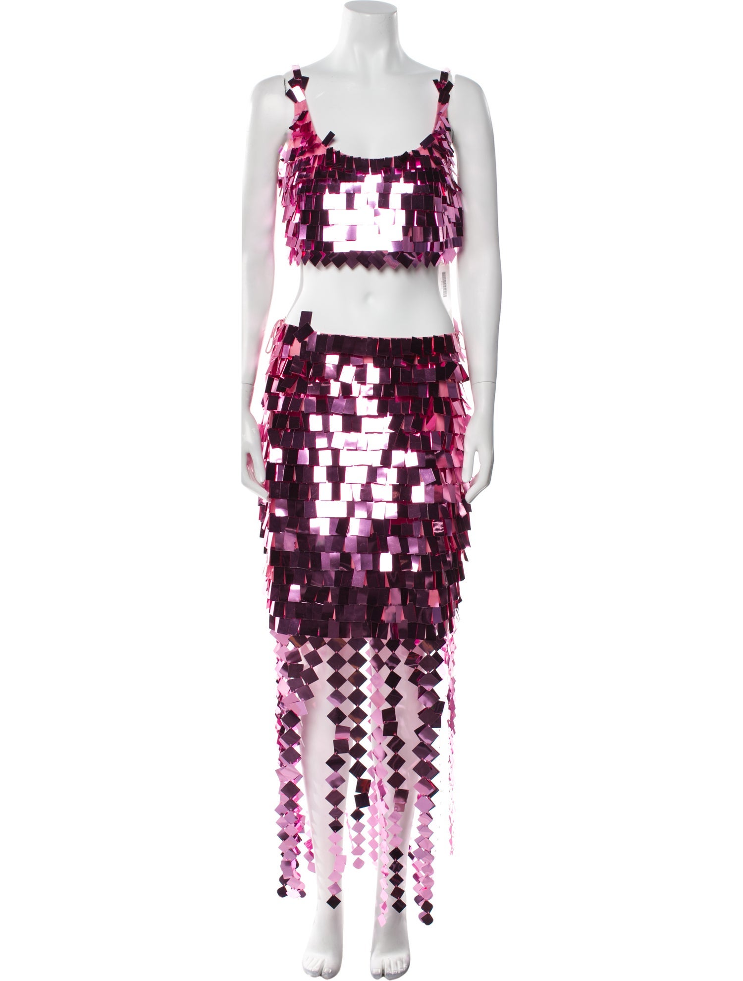 Jonathan Simkhai Nylon Patterned Skirt Set