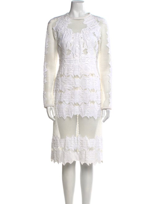 Jonathan Simkhai Lace Pattern Midi Length Dress