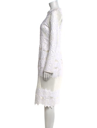 Jonathan Simkhai Lace Pattern Midi Length Dress