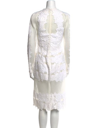 Jonathan Simkhai Lace Pattern Midi Length Dress