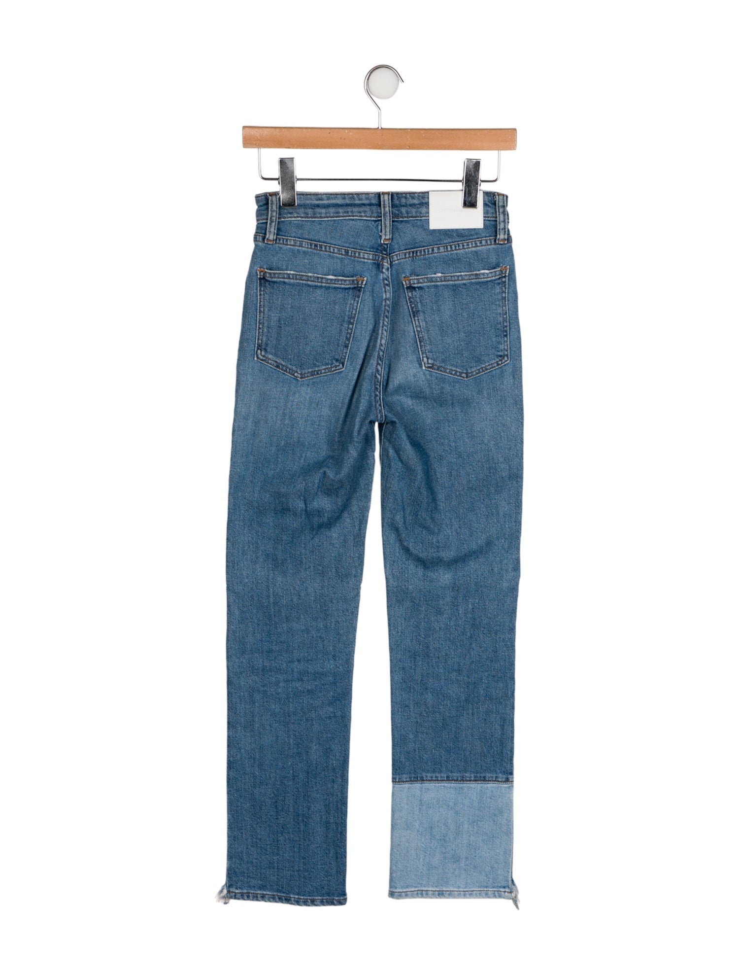 Jonathan Simkhai Mid-Rise Straight Leg Jeans